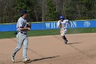 Baseball vs Suffolk  Wheaton College Baseball vs Suffolk University. - (Photo by Keith Nordstrom) : Wheaton, baseball